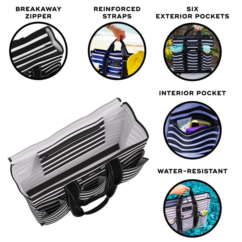 SCOUT Rocket Pocket Tote - Multi-Pocket Travel, Nurse, Teacher, Mom Tote, 7 Pockets Total, Two Sets of Straps, Folds Flat - Image 2